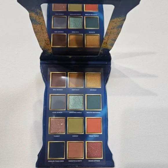 Doritos Cool Ranch Eye Shadow Palette 12 Colors Tortilla Chip Shades Makeup - Picture 4 of 7